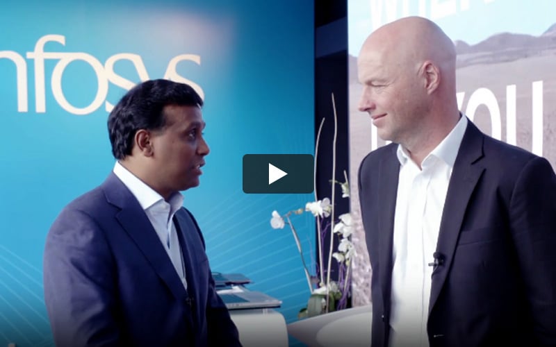 WEF talk: Ravi Kumar S in conversation with Sebastian Thrun (05:01)