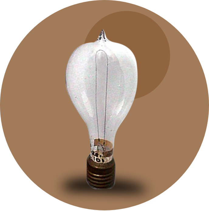 Thomas Edison first electric incandescent bulb