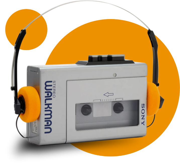 Sony Walkman-cassette tape player