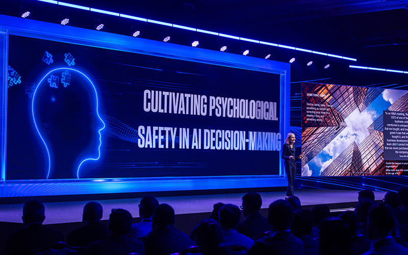 “Psychological safety is a belief that my context is safe for interpersonal risks. Like speaking up with an idea, a question, a concern, even a mistake, yours or mine.” 