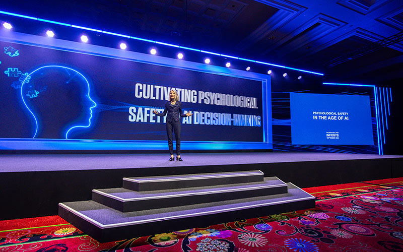 “Psychological safety is a belief that my context is safe for interpersonal risks. Like speaking up with an idea, a question, a concern, even a mistake, yours or mine.” 