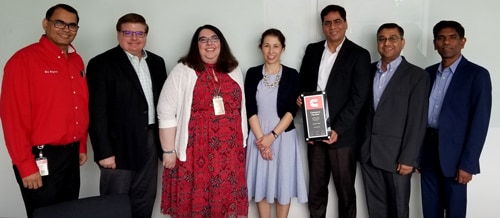 Cummins Honors Infosys with Category Partner Award
