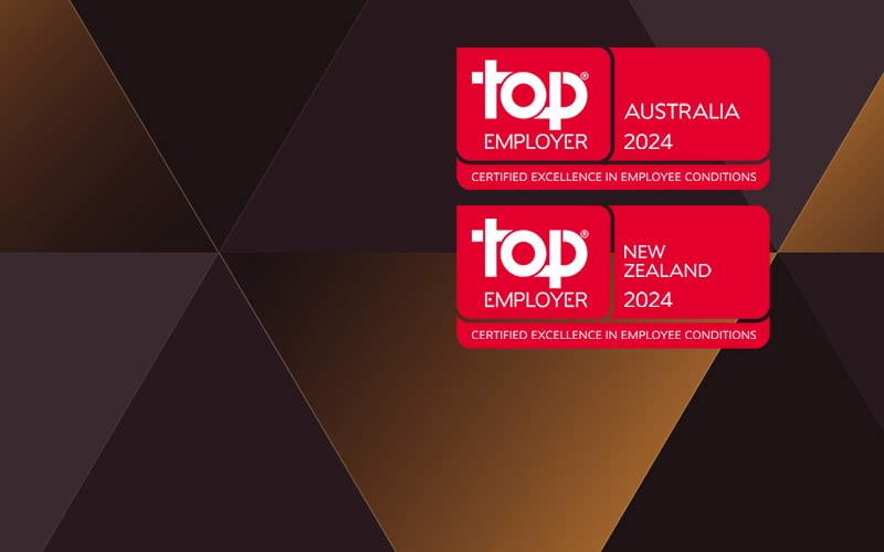 Infosys Recognised as a Top Employer in Australia & New Zealand 