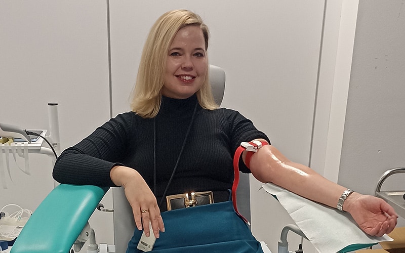 Iva Makes a Difference Through Blood Donation