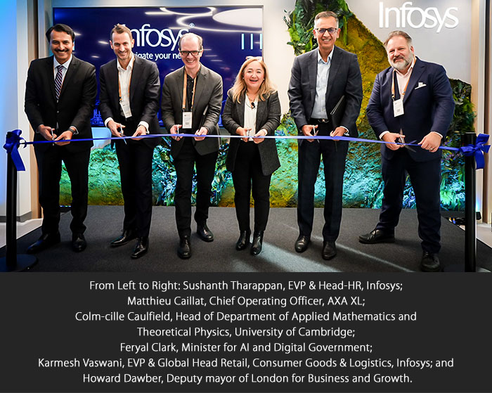 Infosys Collaborates with University of Cambridge to Establish an AI Lab in London. Unveils New and Expanded Living Lab to Accelerate Innovation for Enterprises