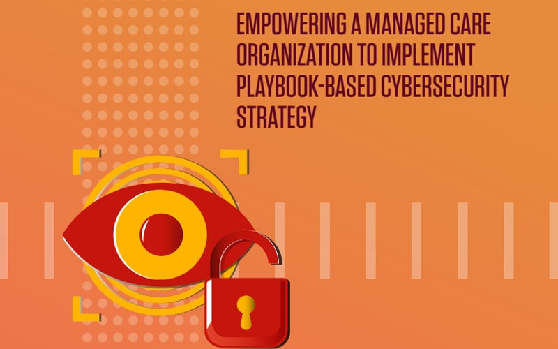 Empowering a managed care organization to implement playbook-based cybersecurity strategy