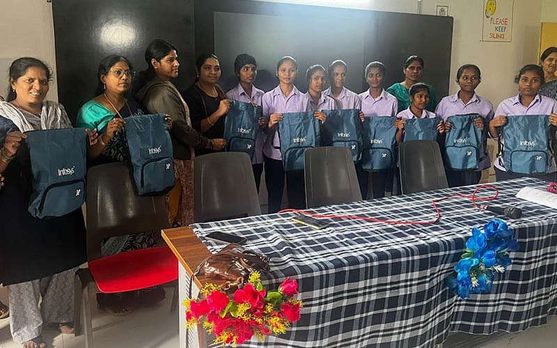 School and Laptop Bags Distribution