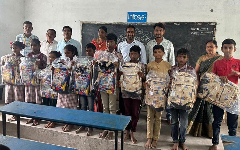 School and Laptop Bags Distribution