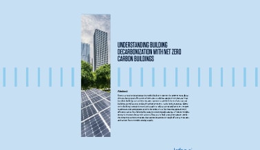 Understanding Building Decarbonization with Net Zero Carbon Buildings