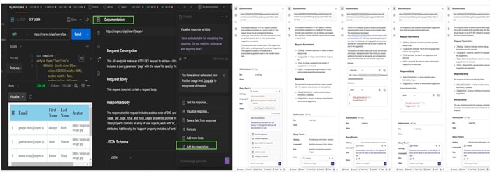 Figure 11: Sample API Documentations